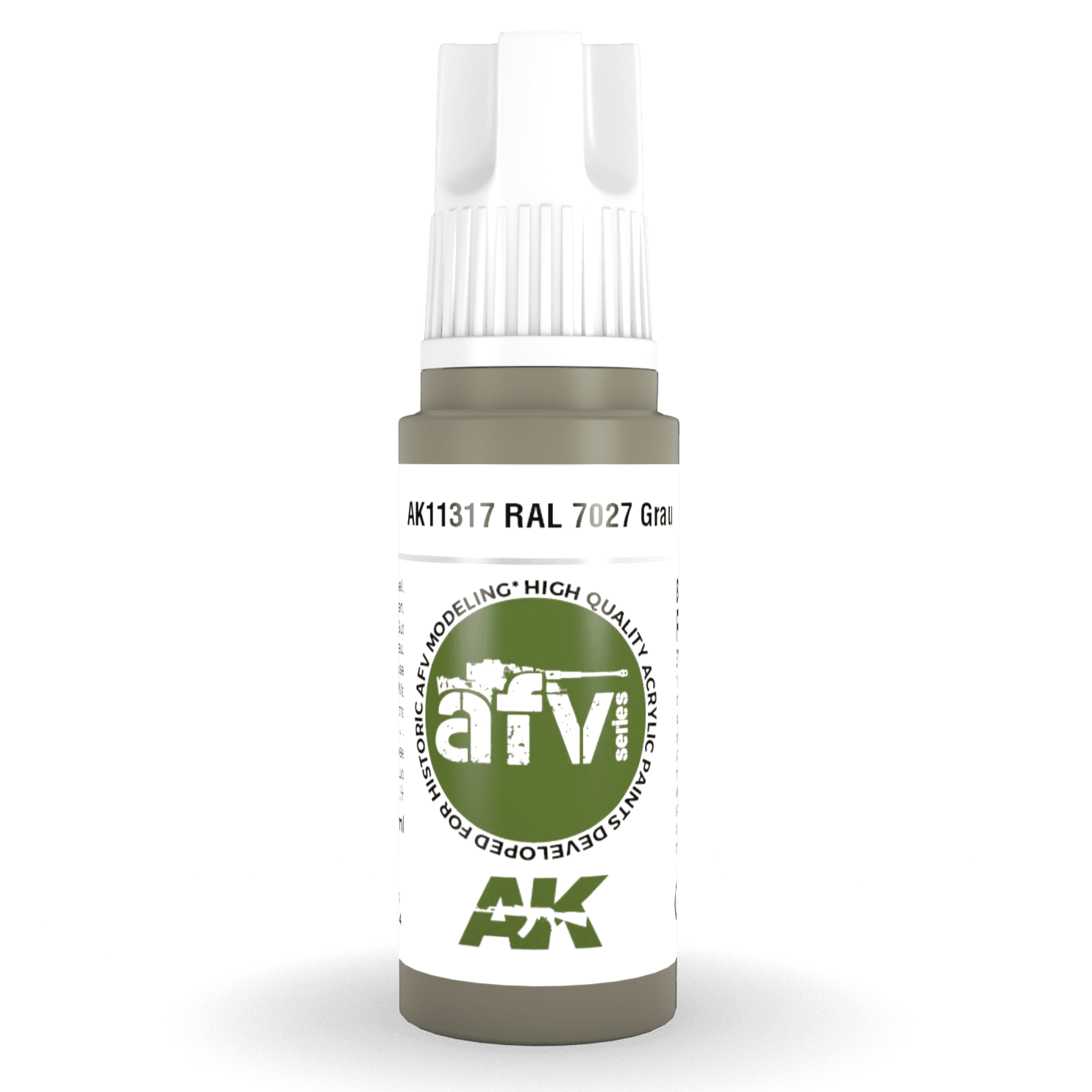 AK Interactive 3rd Gen Acrylic - RAL 7027 Grau 17ml AK11317 - Loaded Dice