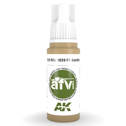 AK Interactive 3rd Gen Acrylic - RAL 1039 F9 Sandbeige 17ml AK11325 - Loaded Dice
