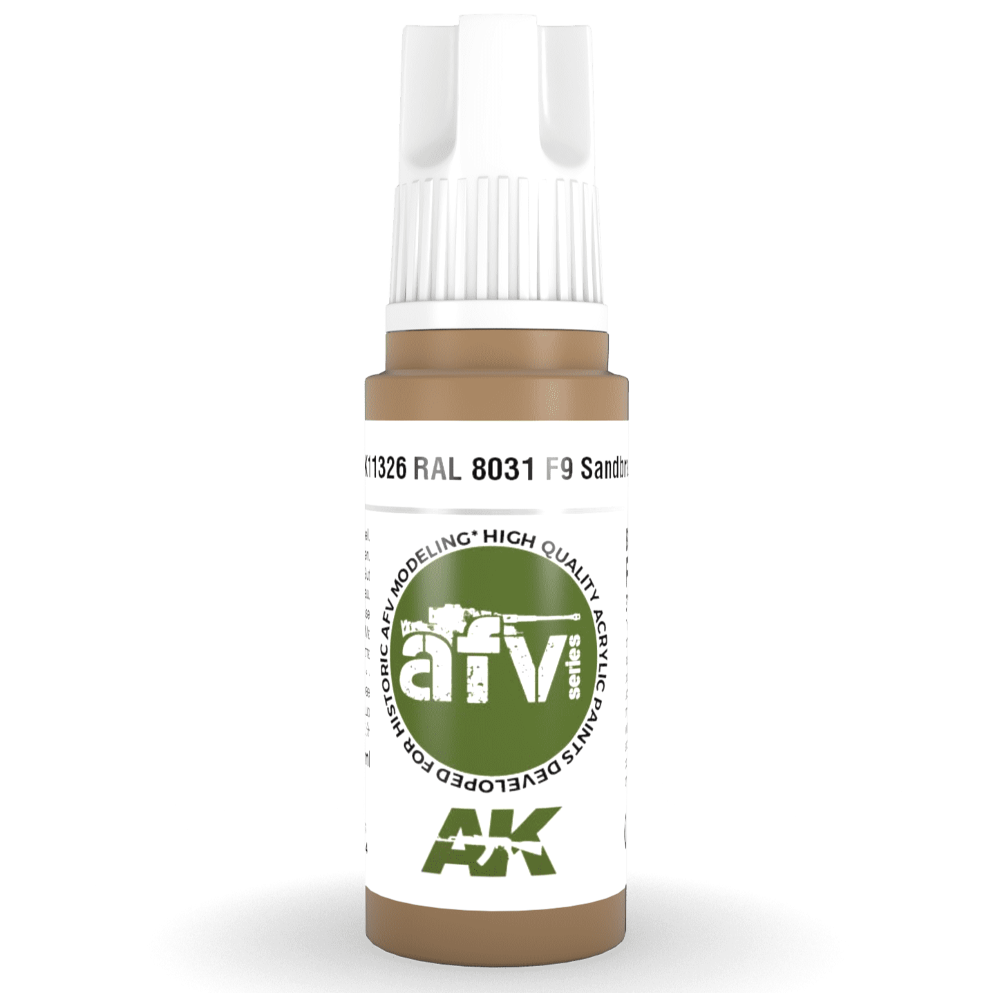 AK Interactive 3rd Gen Acrylic - RAL 8031 F9 Sandbraun 17ml AK11326 - Loaded Dice