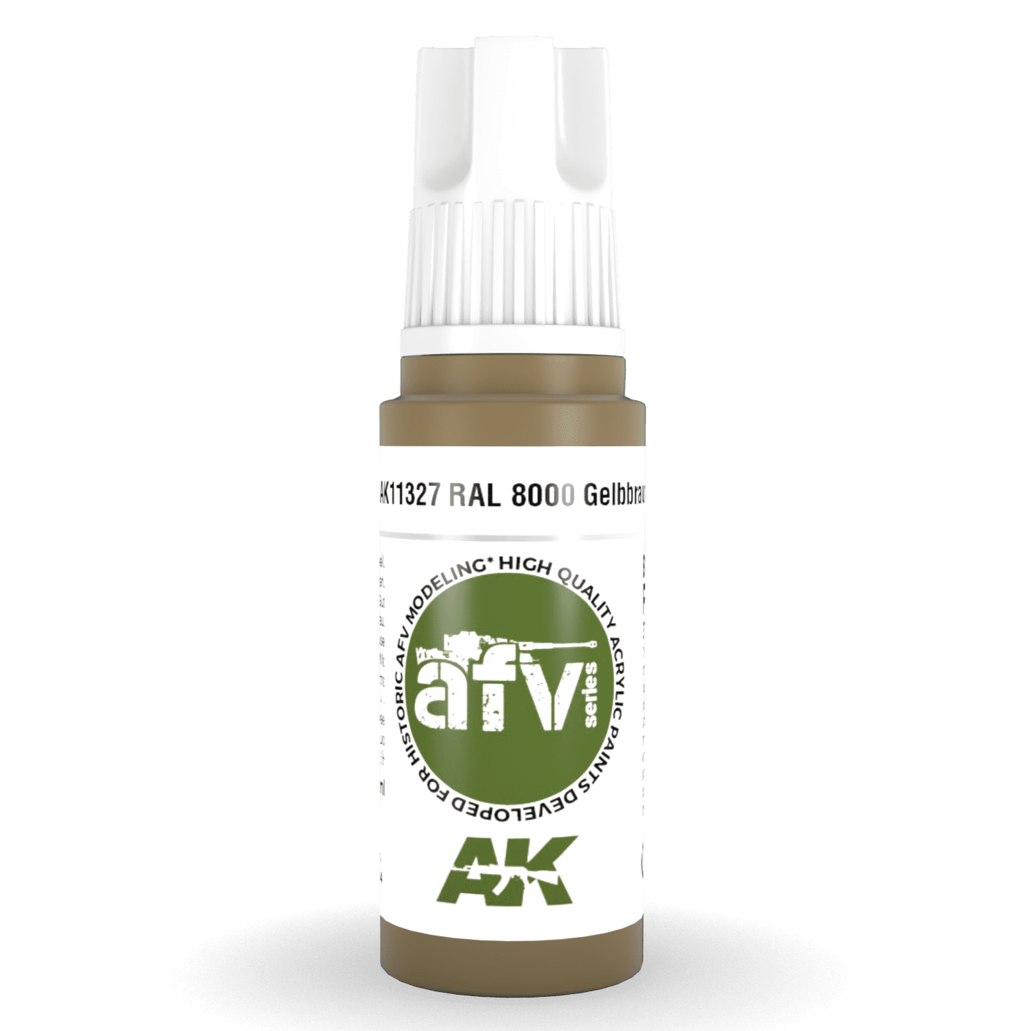 AK Interactive 3rd Gen Acrylic - RAL 8000 Gelbbraun 17ml AK11327 - Loaded Dice