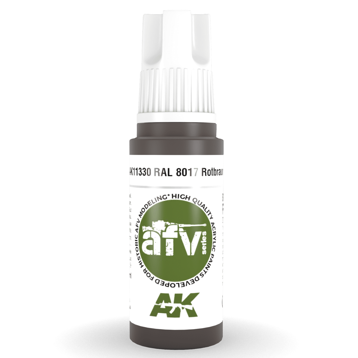 AK Interactive 3rd Generation acrylic paint RAL 8017 Schokobraun 17ml dropper bottle