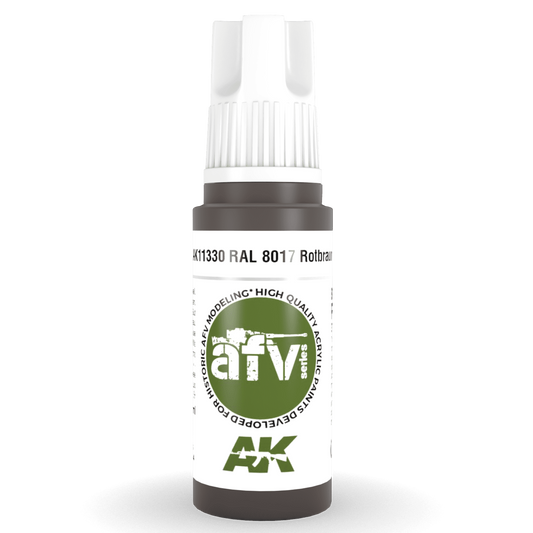 AK Interactive 3rd Gen Acrylic - RAL 8017 Schokobraun 17ml AK11330 - Loaded Dice