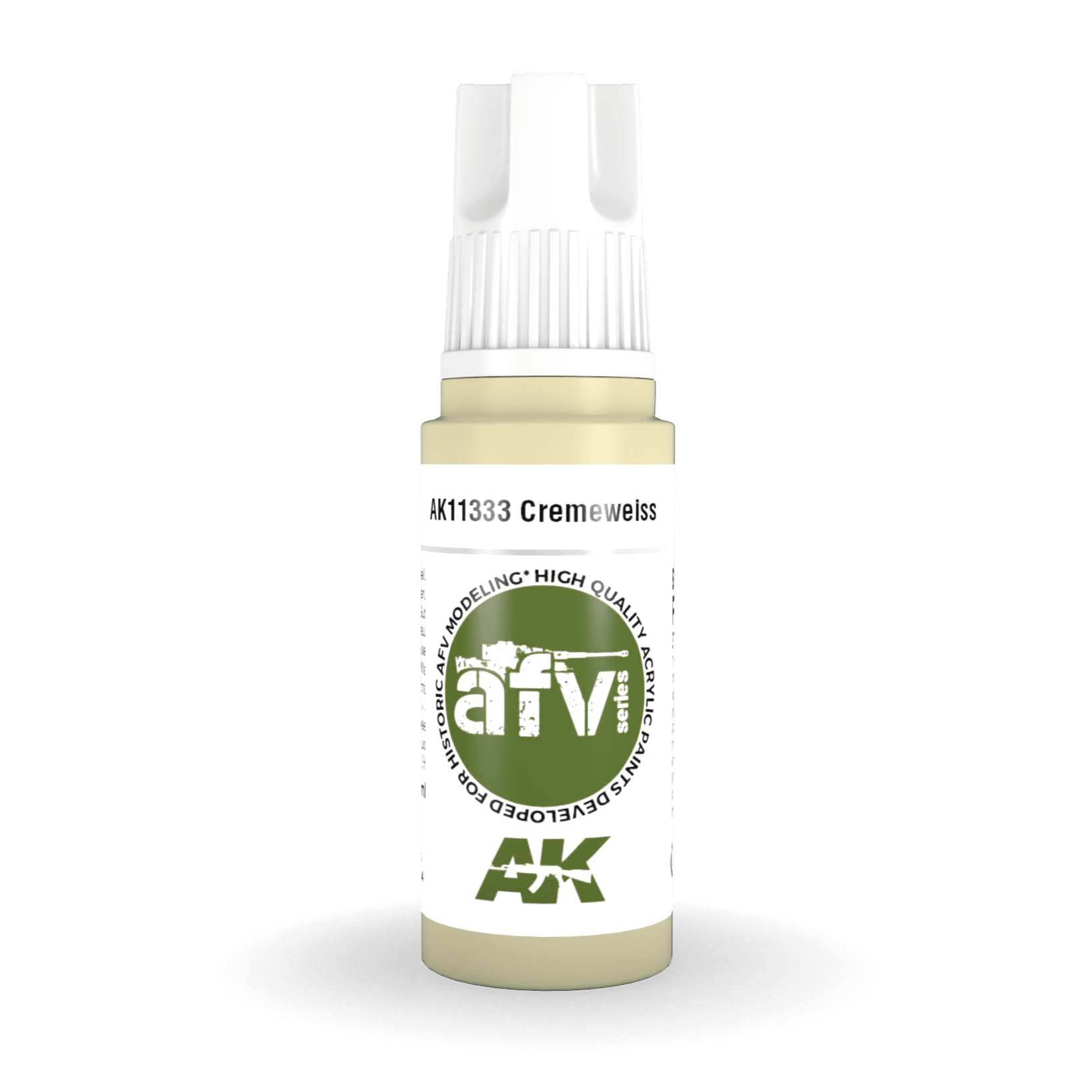 AK Interactive 3rd Gen Acrylic - Cremeweiss 17ml AK11333 - Loaded Dice