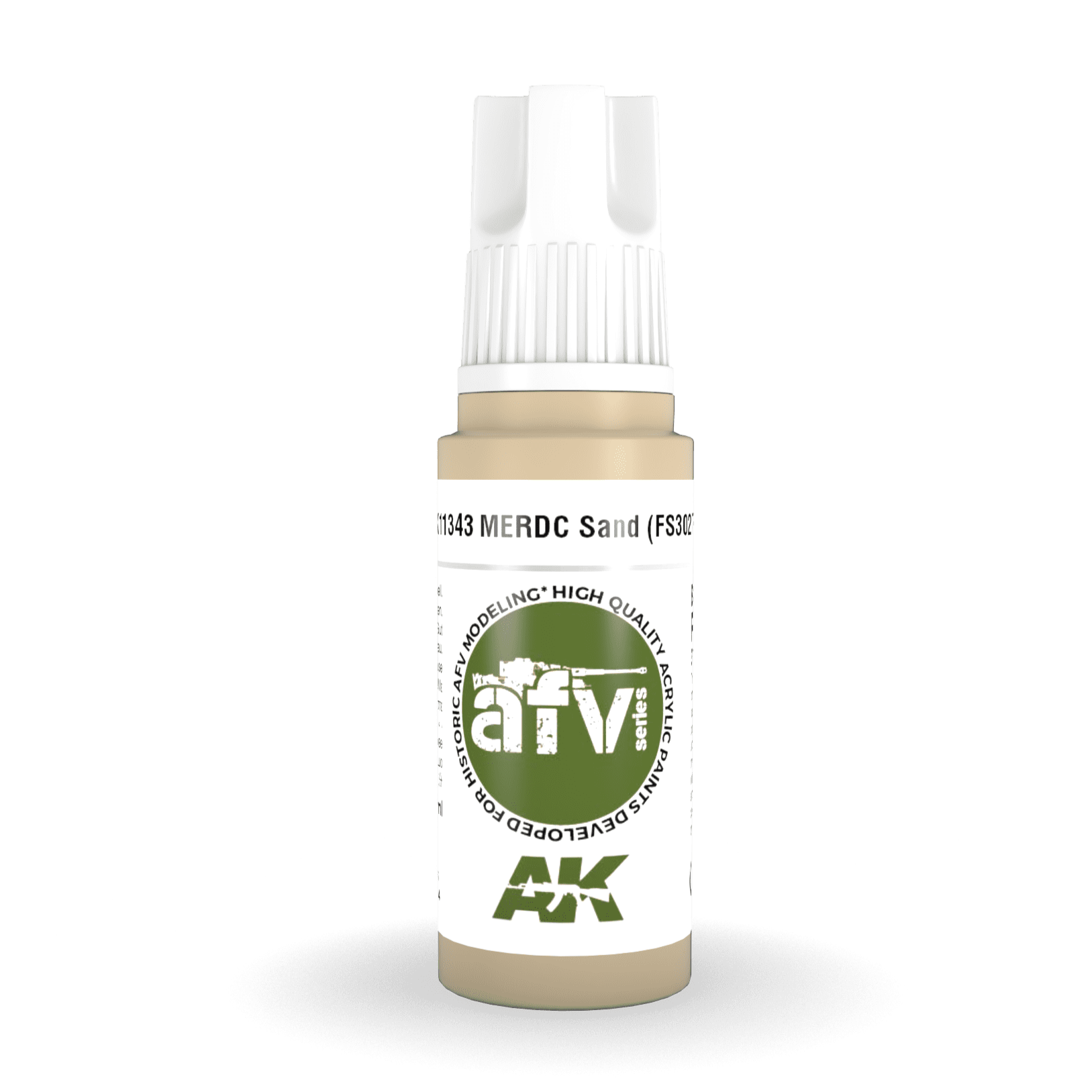 AK Interactive 3rd Generation acrylic paint MERDC Sand (FS30277) 17ml dropper bottle