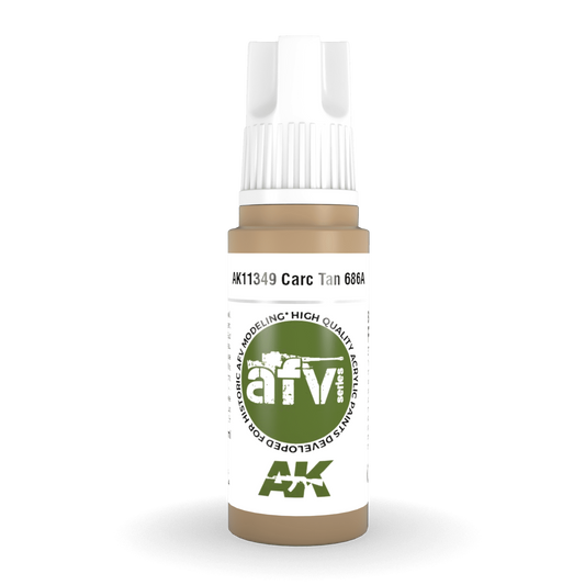 AK Interactive 3rd Gen Acrylic - CARC Tan 686A (FS33446) 17ml AK11349 - Loaded Dice