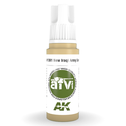 AK Interactive 3rd Gen Acrylic - New Iraqi Army Sand 17ml AK11361 - Loaded Dice