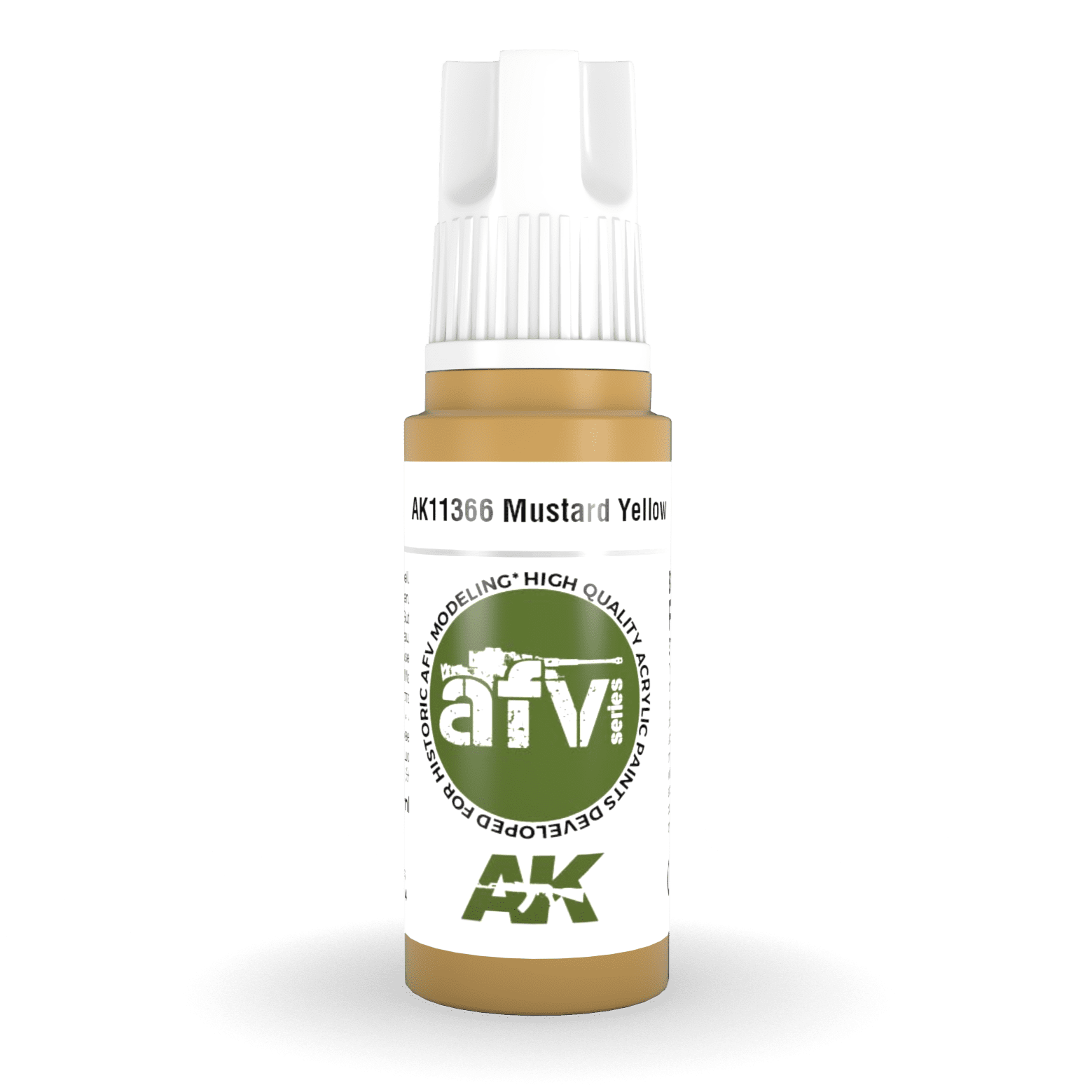 AK Interactive 3rd Gen Acrylic - Mustard Yellow 17ml AK11366 - Loaded Dice