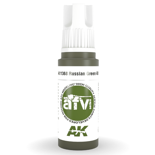 AK Interactive 3rd Gen Acrylic - Russian Green 4BO 17ml AK11368 - Loaded Dice