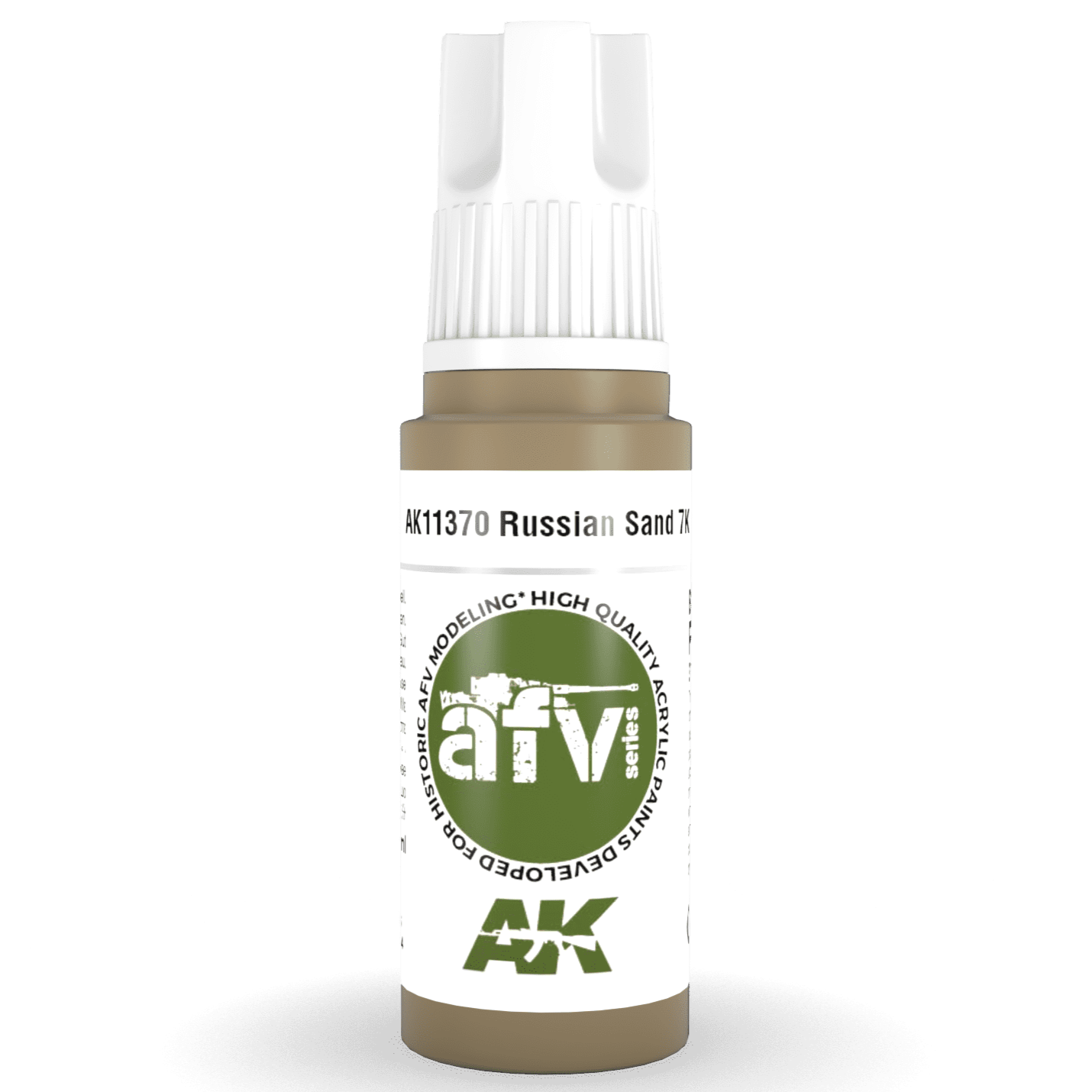 AK Interactive 3rd Gen Acrylic - Russian Sand 7K 17ml AK11370 - Loaded Dice