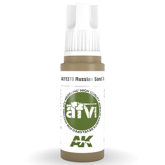 AK Interactive 3rd Gen Acrylic - Russian Sand 7K 17ml AK11370 - Loaded Dice