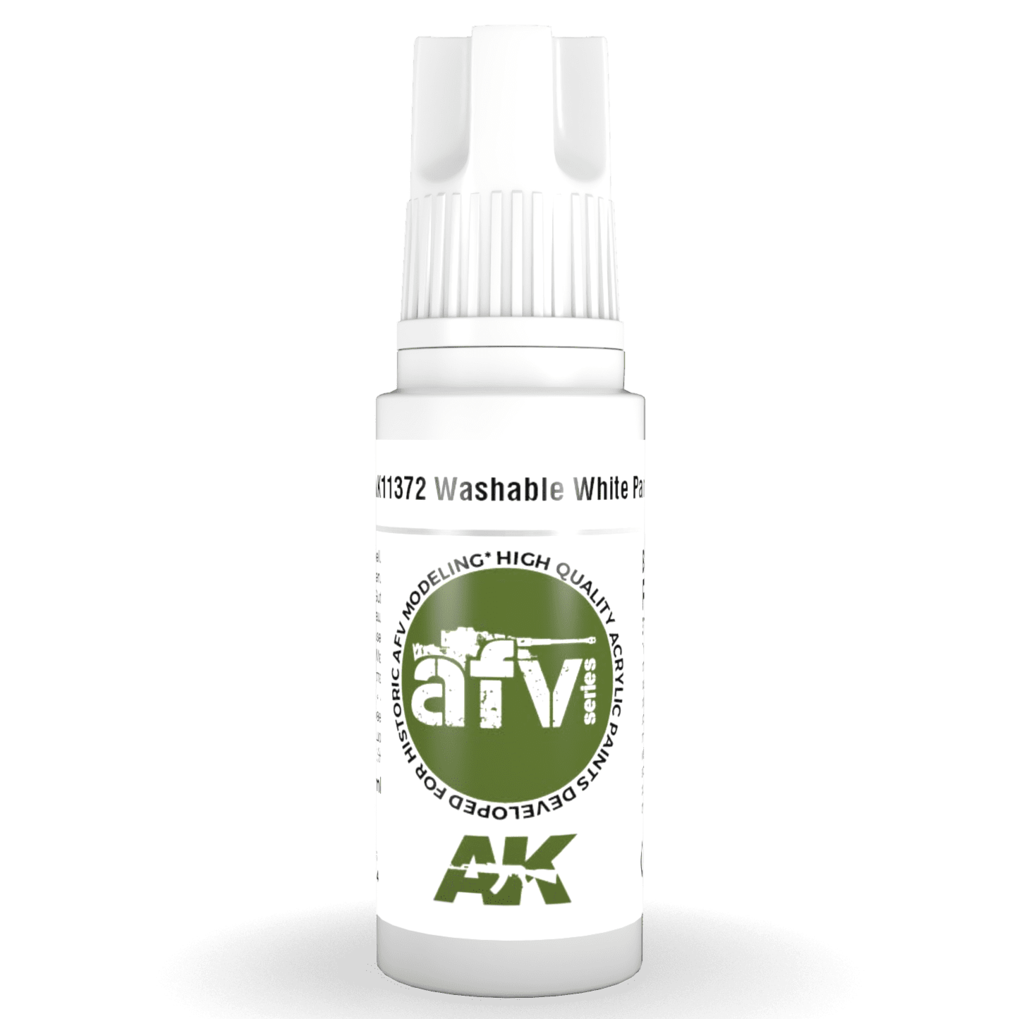 3rd Gen Acrylic - Washable White Paint 17ml - Loaded Dice