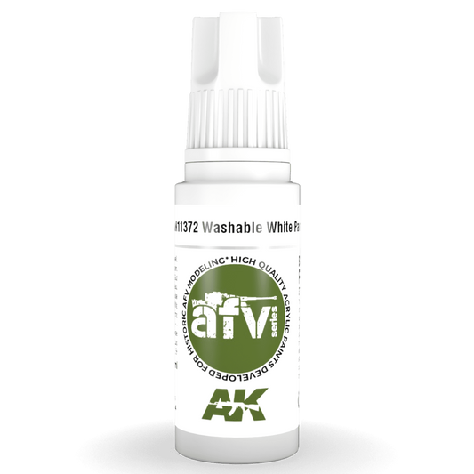 AK Interactive 3rd Gen Acrylic - Washable White Paint 17ml AK11372 - Loaded Dice
