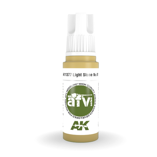 AK Interactive 3rd Gen Acrylic - Light Stone No.61 17ml AK11377 - Loaded Dice