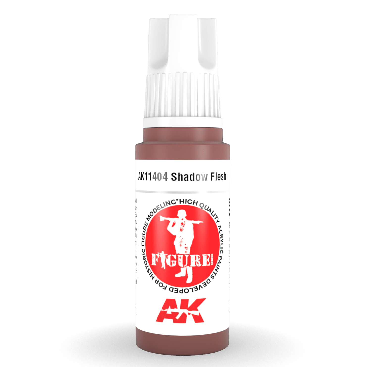 AK Interactive 3rd Generation acrylic paint Shadow Flesh 17ml dropper bottle