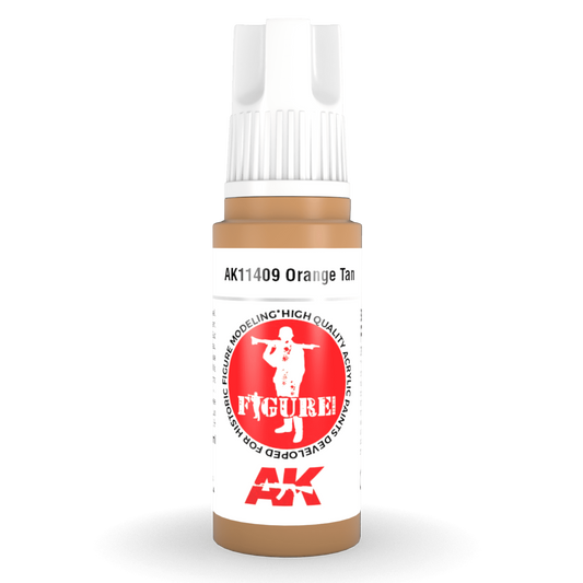 AK Interactive 3rd Gen Acrylic - Orange Tan 17ml AK11409 - Loaded Dice