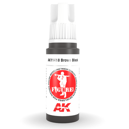 AK Interactive 3rd Gen Acrylic - Waffen Brown 17ml AK11417 - Loaded Dice