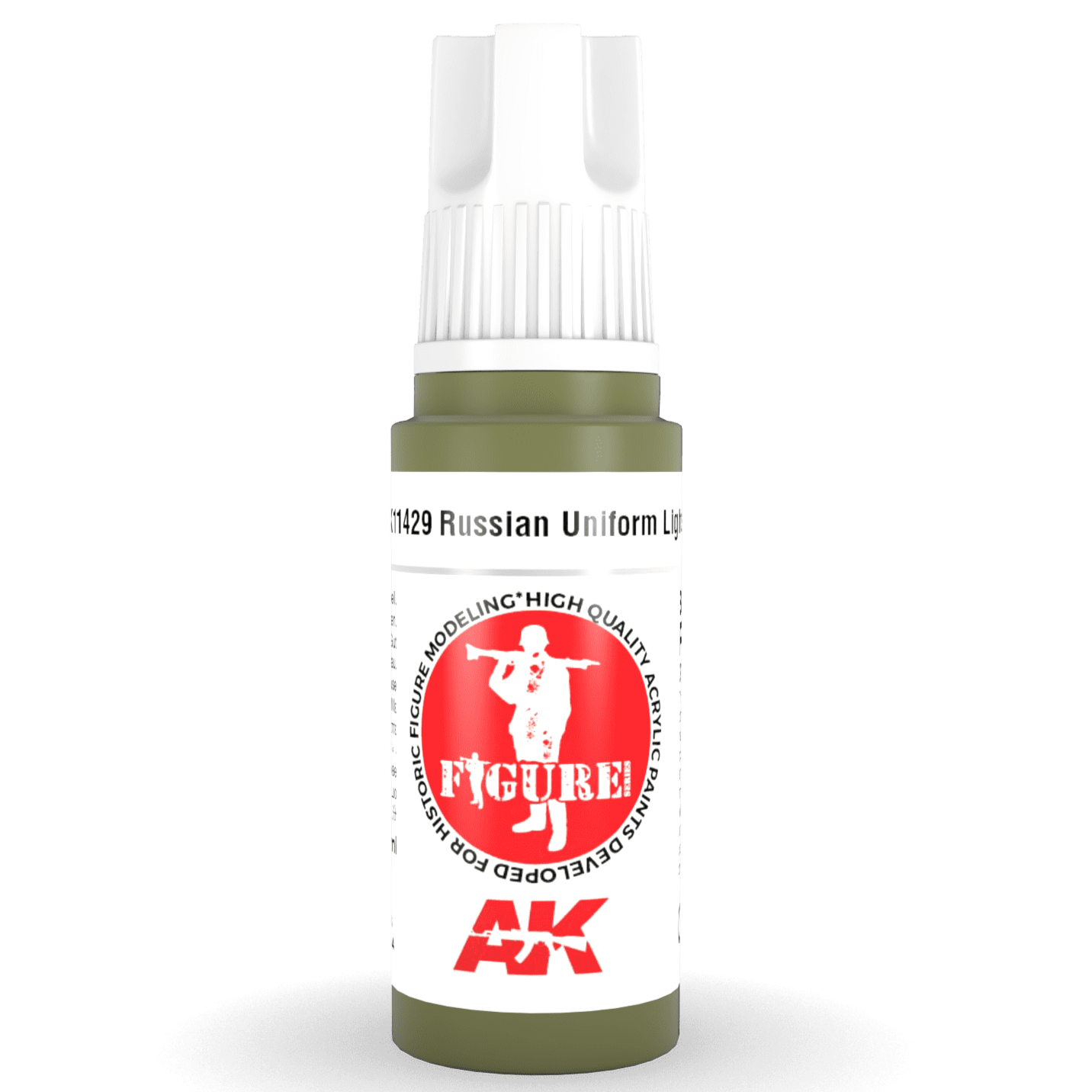 AK Interactive 3rd Gen Acrylic - Russian Uniform Lights 17ml AK11429 - Loaded Dice