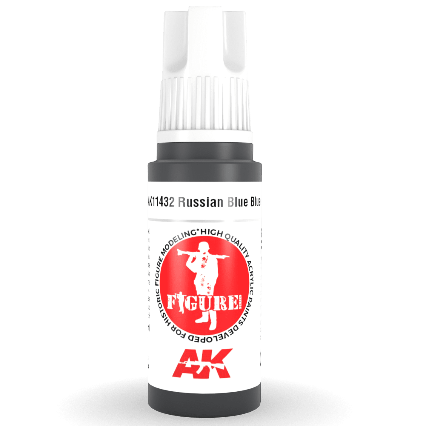 AK Interactive 3rd Gen Acrylic - Russian Blue Base 17ml AK11432 - Loaded Dice