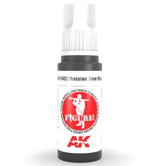 AK Interactive 3rd Gen Acrylic - Russian Blue Base 17ml AK11432 - Loaded Dice