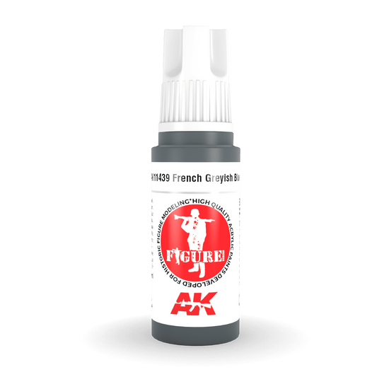 AK Interactive 3rd Gen Acrylic - French Greyish Blue 17ml AK11439 - Loaded Dice