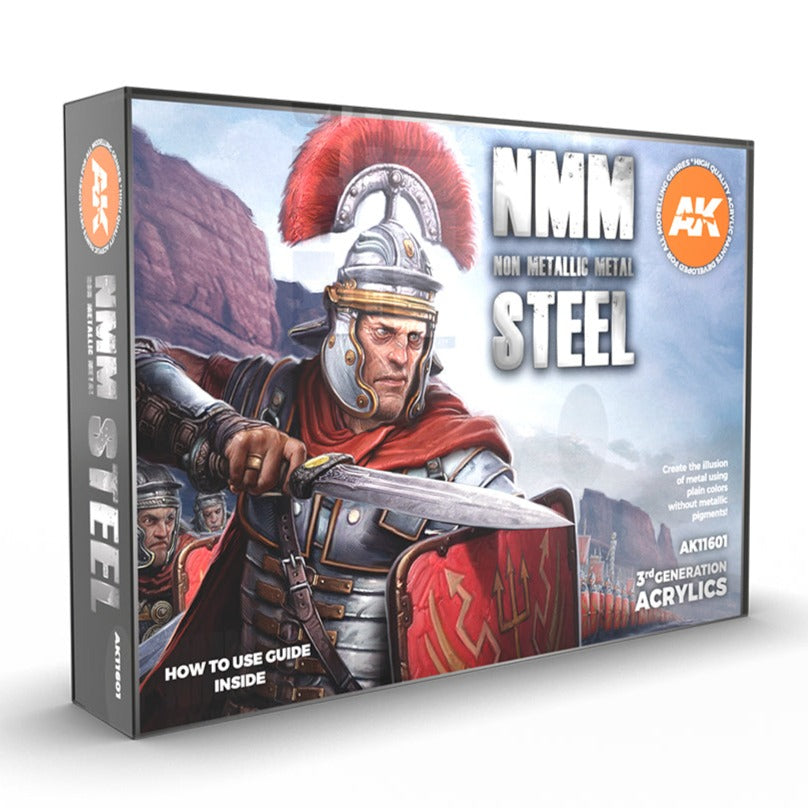 AK Interactive 3rd Gen Acrylics Non-Metallic Metal: Steel AK11601 - Loaded Dice