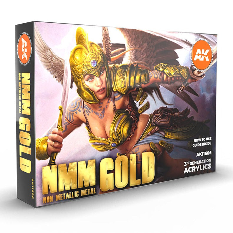 3Gen Acrylic Non-Metallic Metal: Gold - Loaded Dice