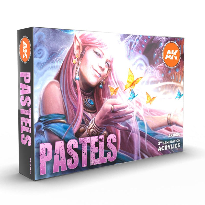 AK Interactive 3rd Gen Acrylic Pastels Colors Set (AK11607) - Loaded Dice