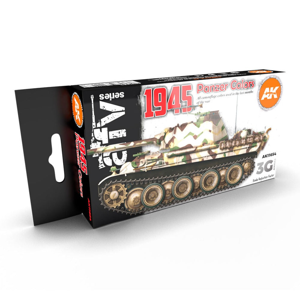 AK Interactive 3rd Gen AFV Paint Set - 1945 Panzer Colors - Loaded Dice