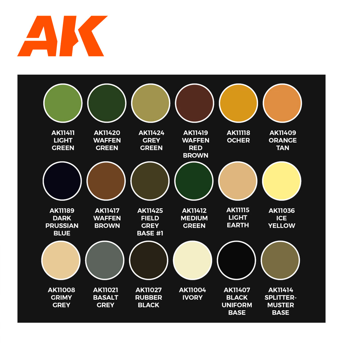 AK Interactive Signature Set - WWII German Uniforms by Calvin Tan AK11759 - Loaded Dice