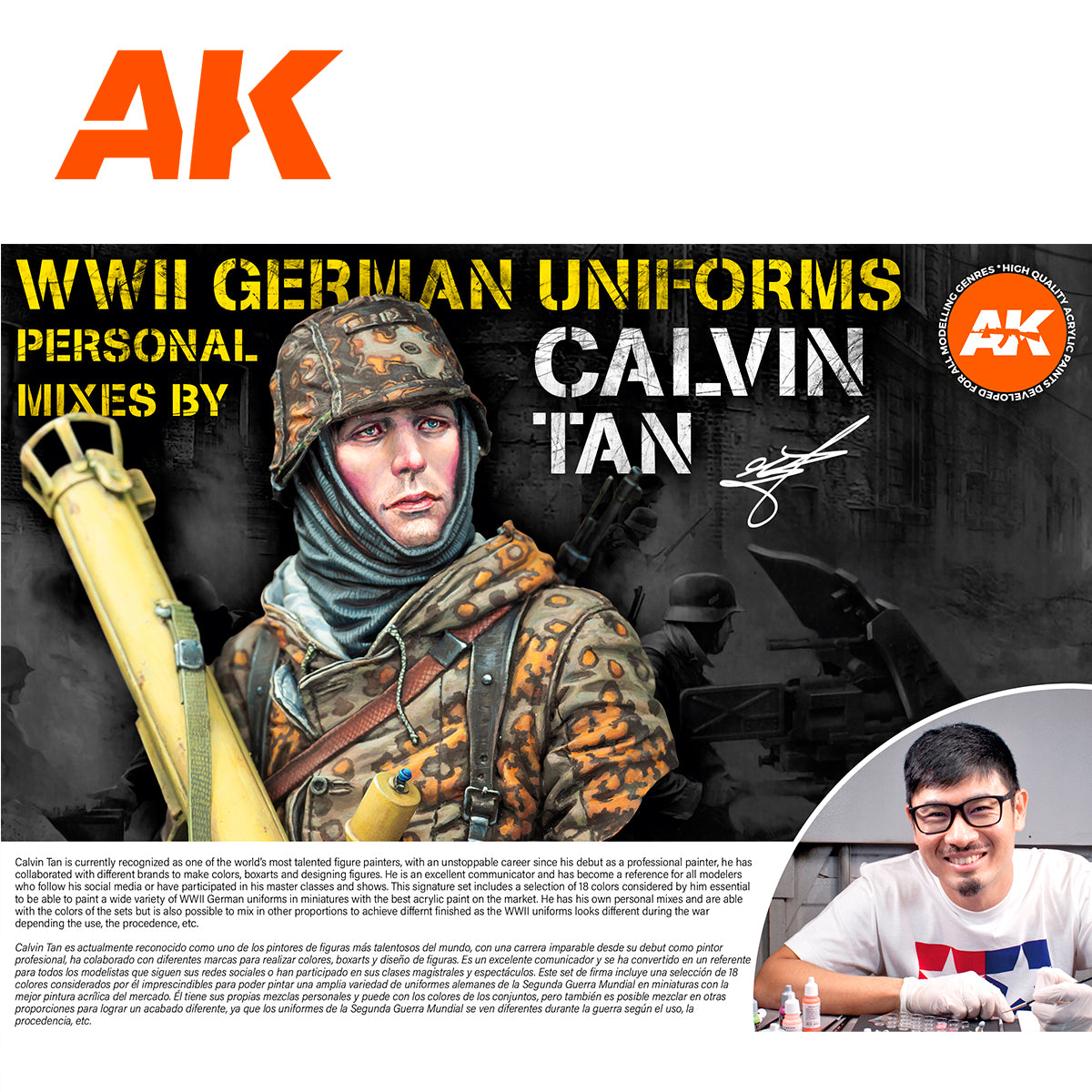 AK Interactive Signature Set - WWII German Uniforms by Calvin Tan AK11759 - Loaded Dice