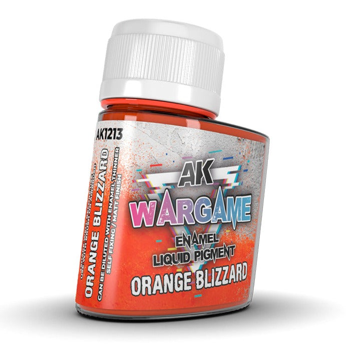 Orange Blizzard - Enamel Liquid Pigment - Loaded Dice
