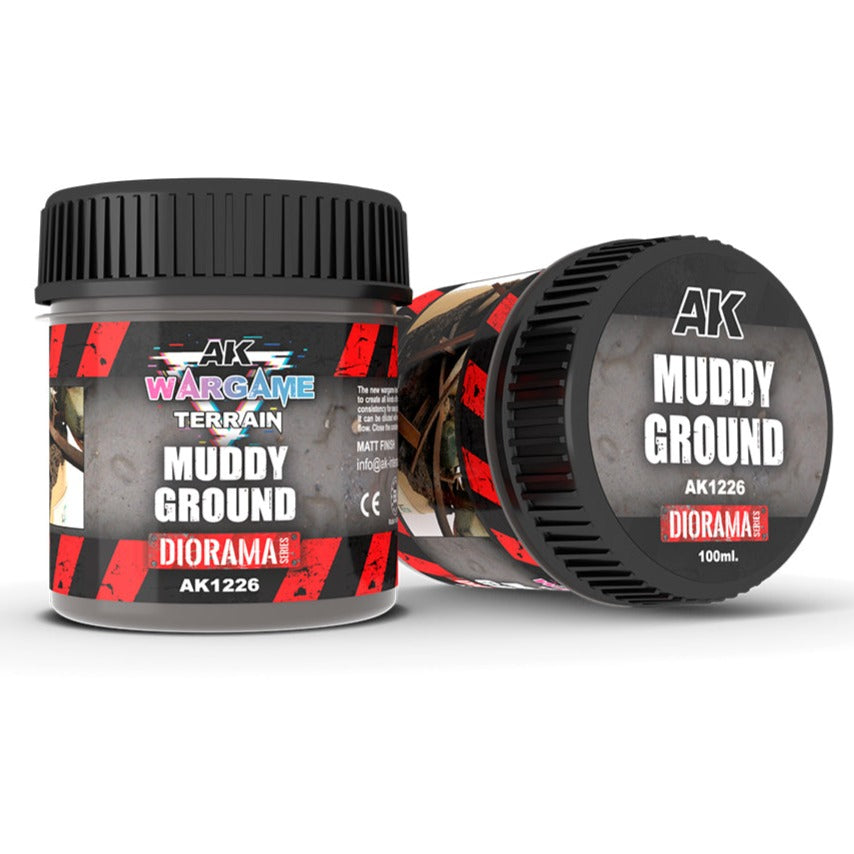 AK Interactive Muddy Ground - Wargame Terrains - 100ml AK1226 - Loaded Dice