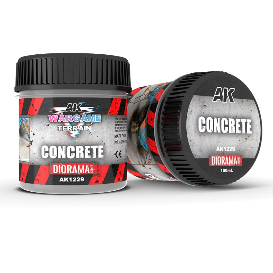 AK Interactive Concrete - Wargame Terrains - 100ml AK1229 - Loaded Dice