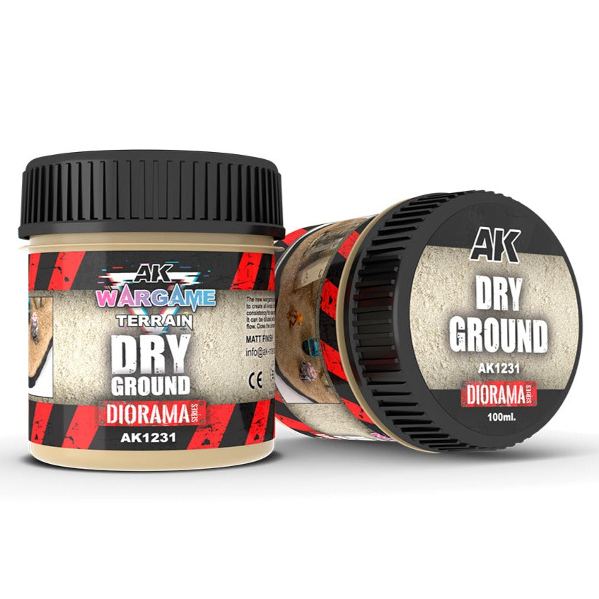 AK Interactive Dry Ground - Wargame Terrains - 100ml AK1231 - Loaded Dice
