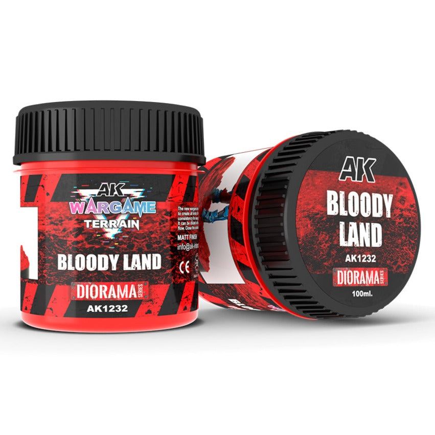 AK Interactive Bloody Land - Wargame Terrains - 100ml AK1232 - Loaded Dice