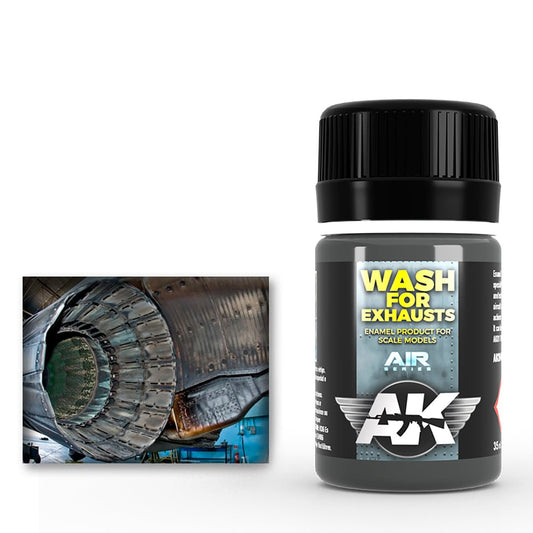AK Interactive Exhaust Wash 35ml AK2040 - Loaded Dice