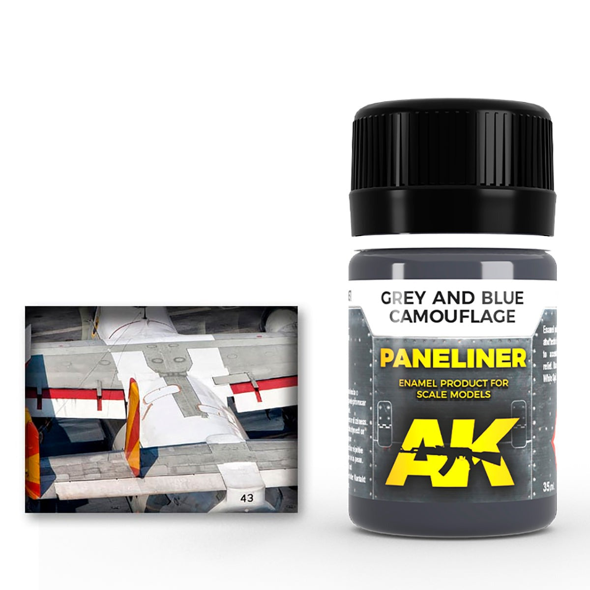 Paneliner for Grey and Blue Camouflage 35ml - Loaded Dice