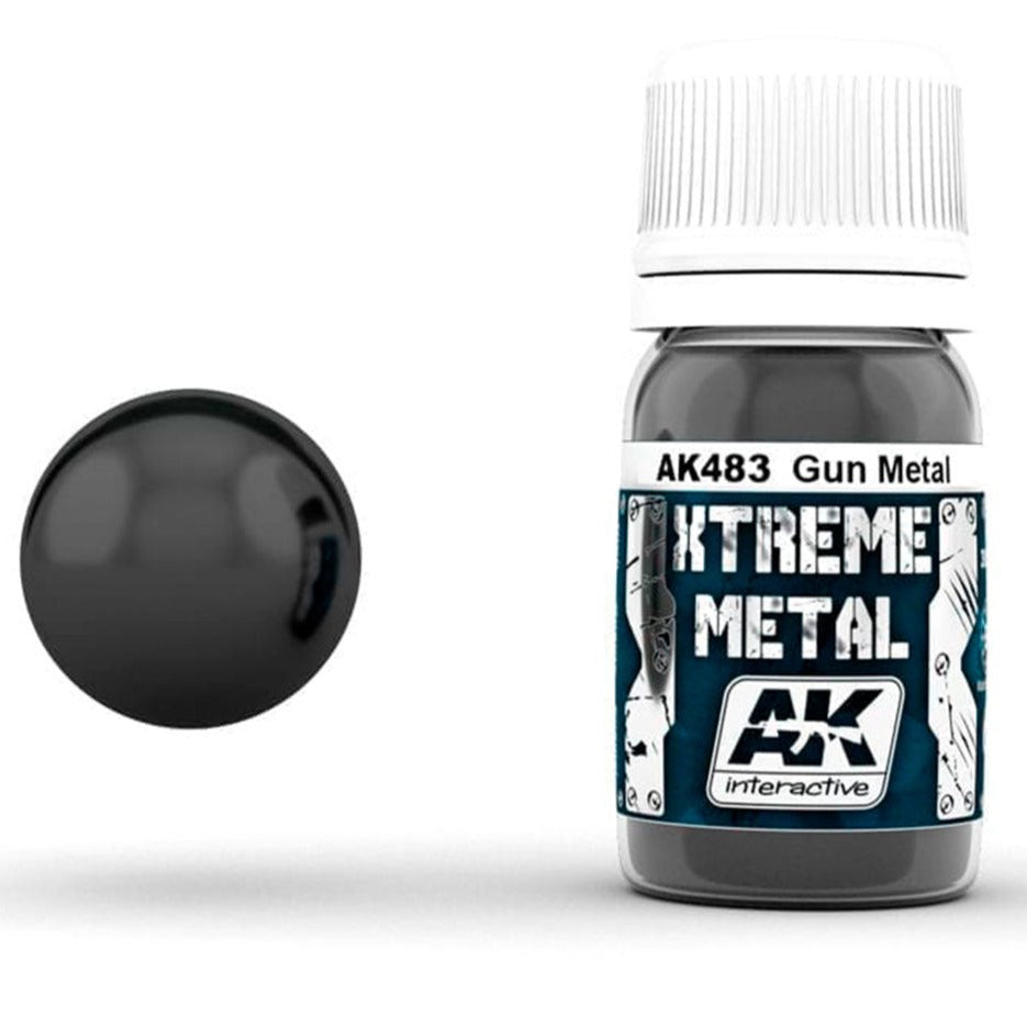 AK interactive XTREME METAL Gun Metal AK483 - Loaded Dice
