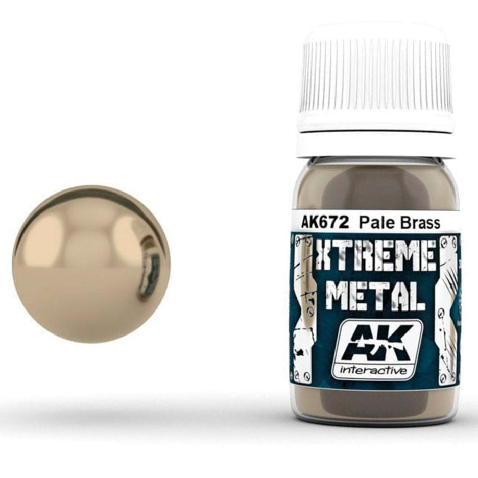 AK Interactive XTREME METAL Pale Brass AK672 - Loaded Dice