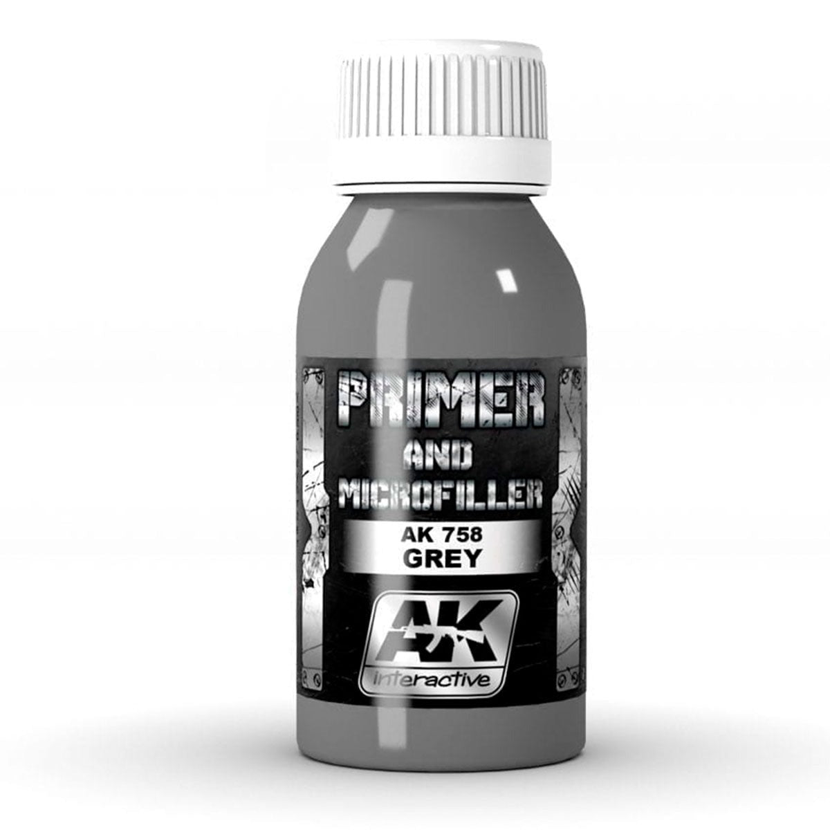 AK Interactive Grey Primer & Microfiller 100ml AK758 - Loaded Dice