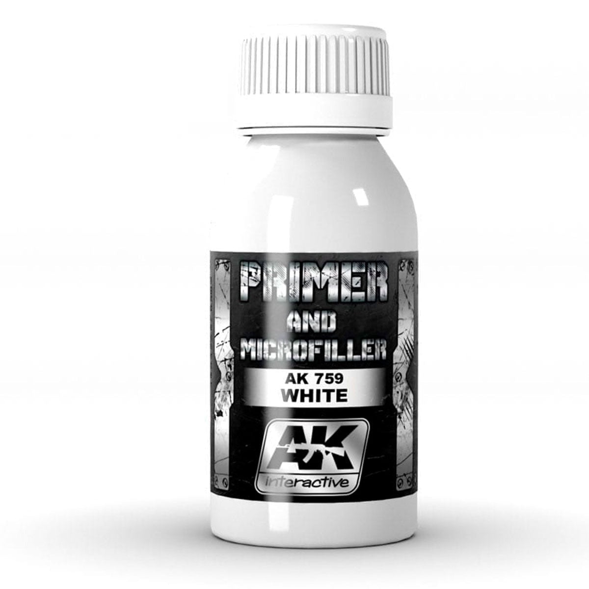 AK Interactive White Primer & Microfiller 100ml AK759 - Loaded Dice