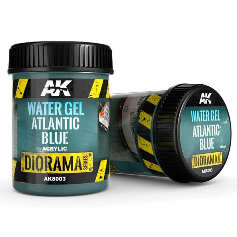 AK Interactive Water Gel Atlantic Blue 250ml - Loaded Dice