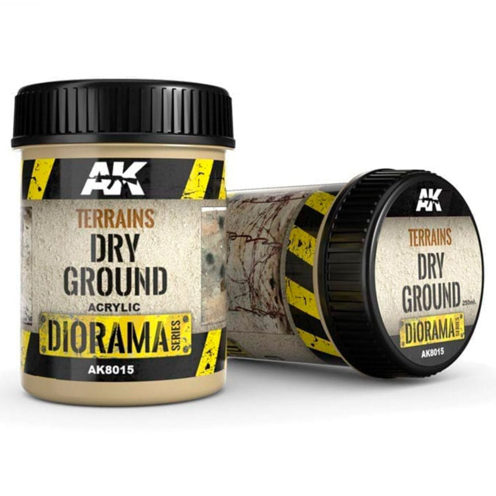 AK Interactive Terrains Dry Ground 250ml AK8015 - Loaded Dice