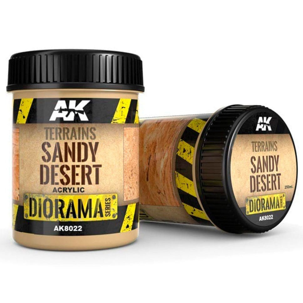 AK Interactive Terrains Sandy Desert 250ml AK8022 - Loaded Dice