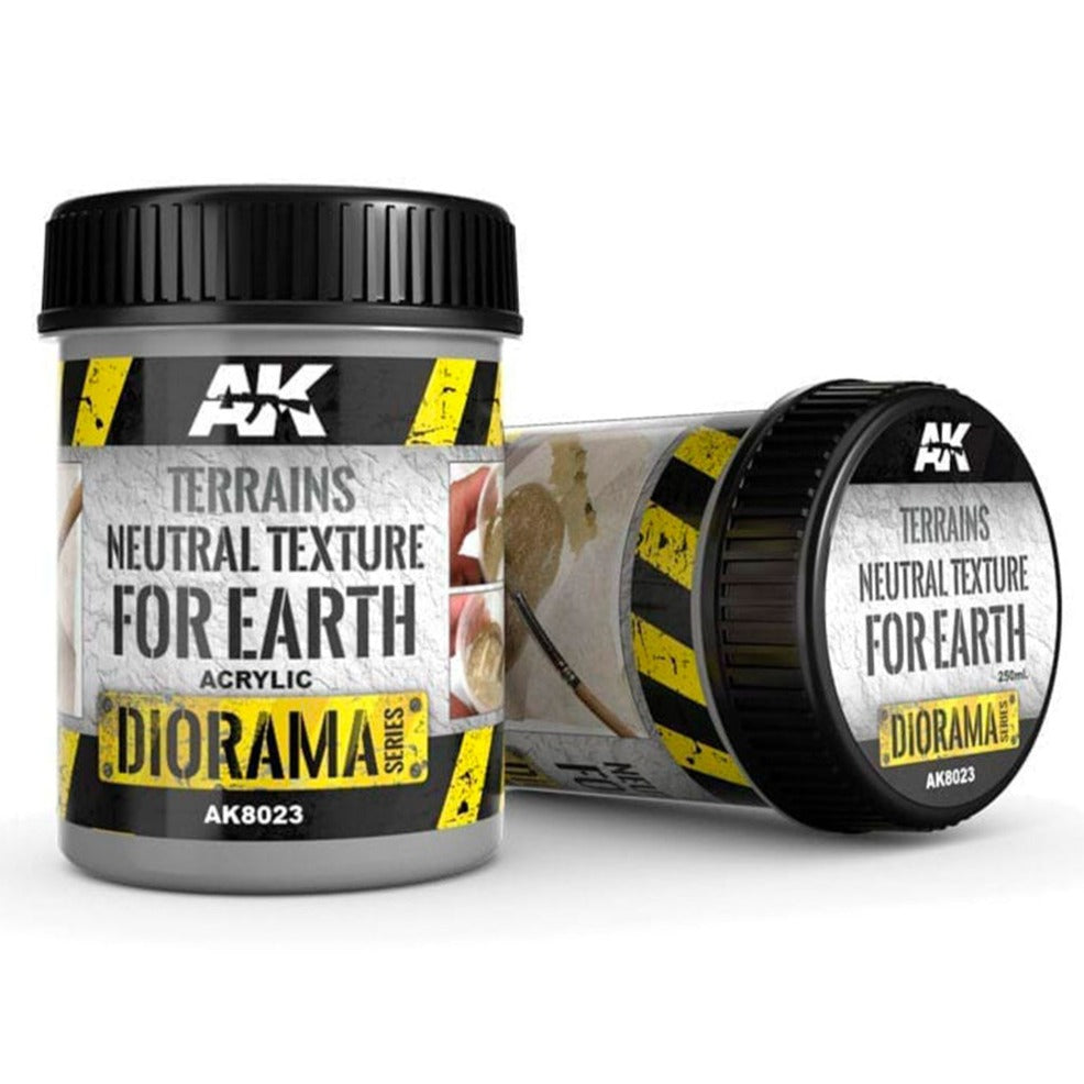 AK Interactive Terrains Neutral Texture for Earth 250ml AK8023 - Loaded Dice
