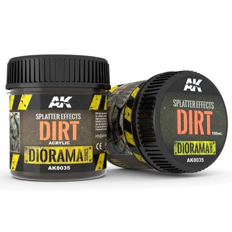 AK Interactive Splatter Effects Dirt 100ml AK8035 - Loaded Dice