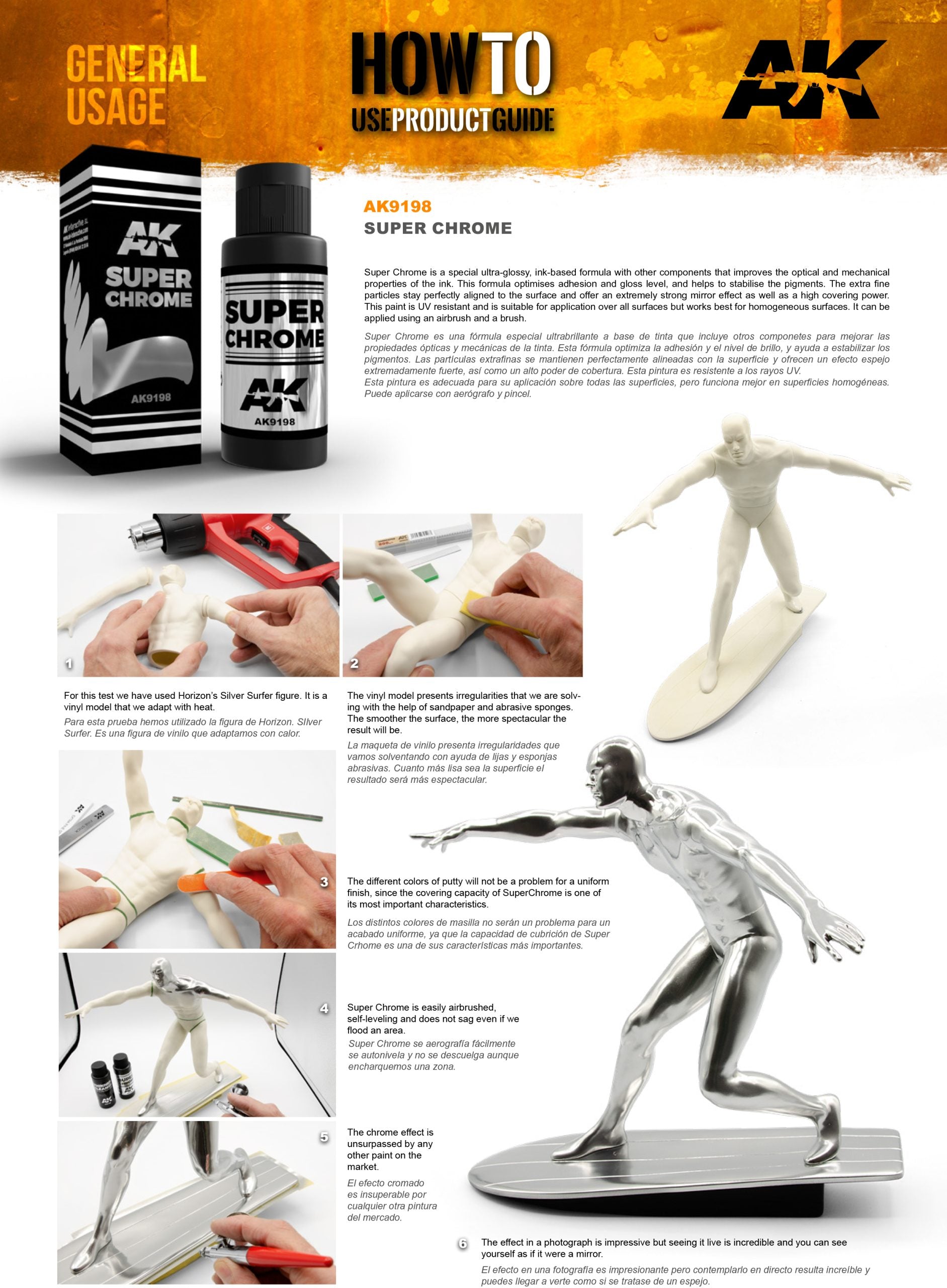 AK Interactive Super Chrome 60ml AK9198 - Loaded Dice