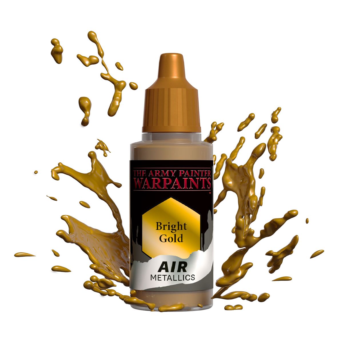 Army Painter Warpaint Air - Bright Gold (18ml) - Loaded Dice