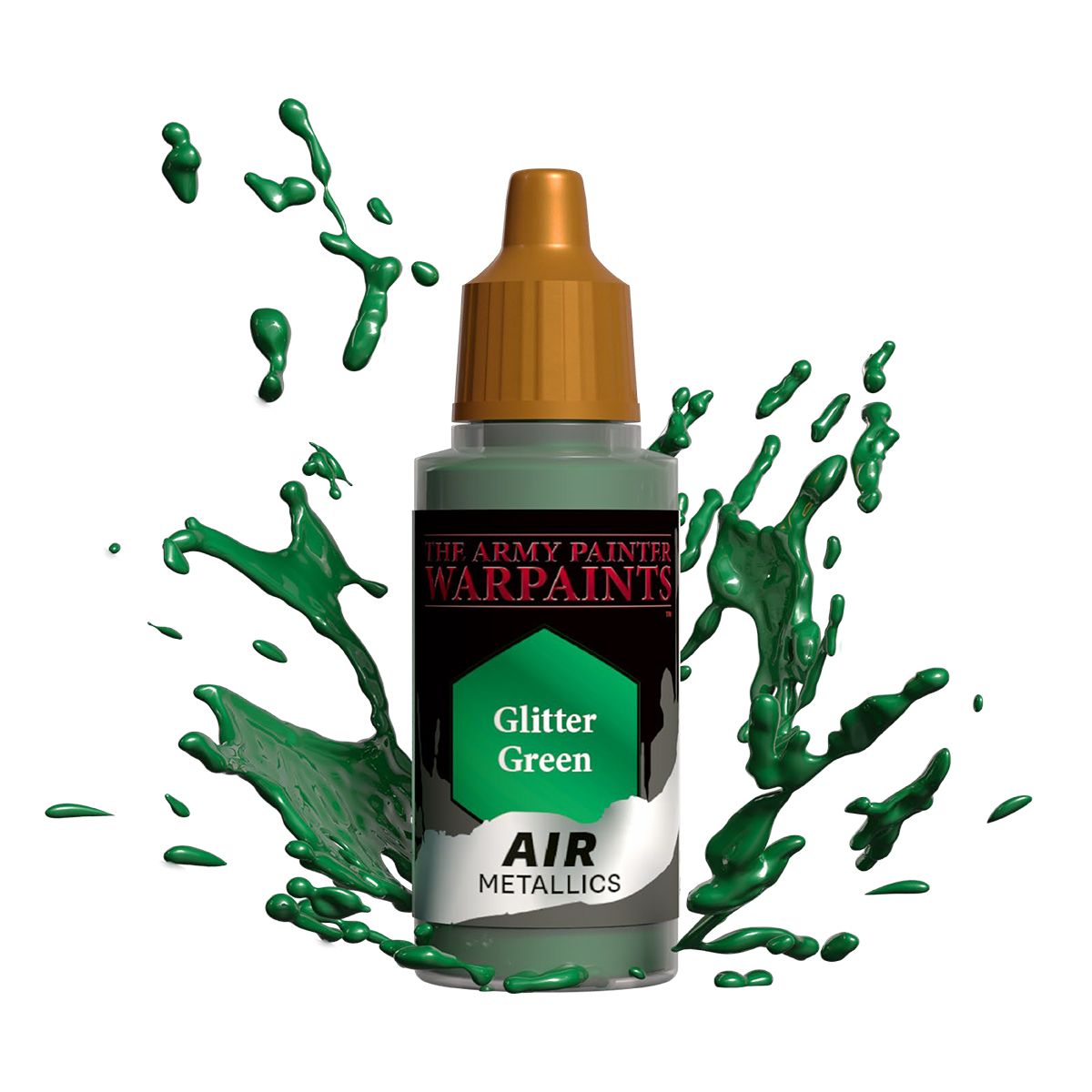 Army Painter Warpaint Air - Glitter Green (18ml) - Loaded Dice