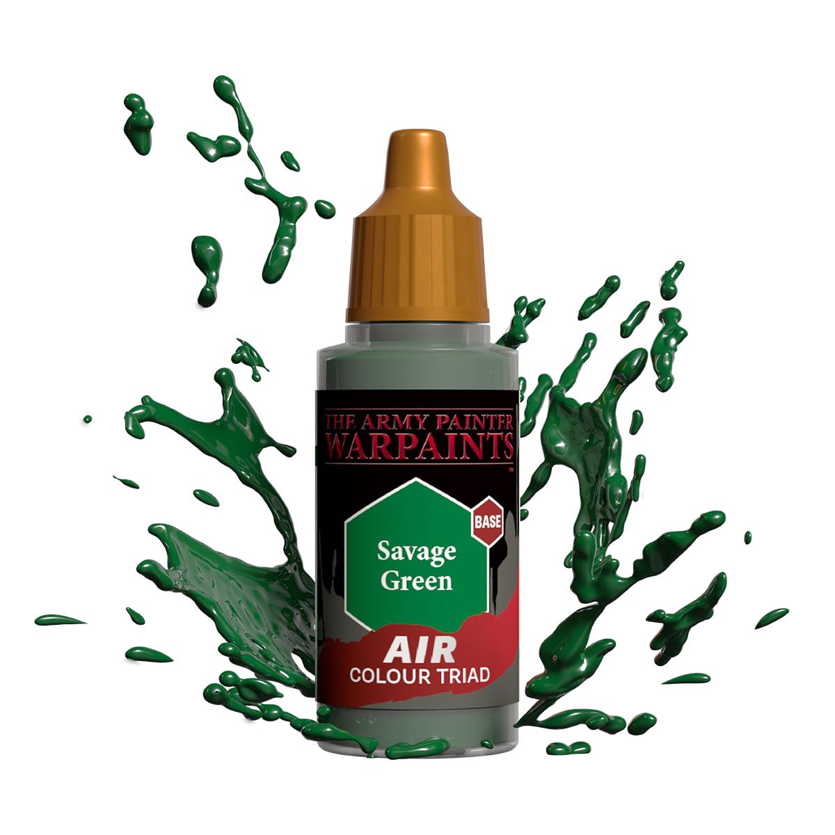Army Painter Warpaint Air - Savage Green (18ml) - Loaded Dice